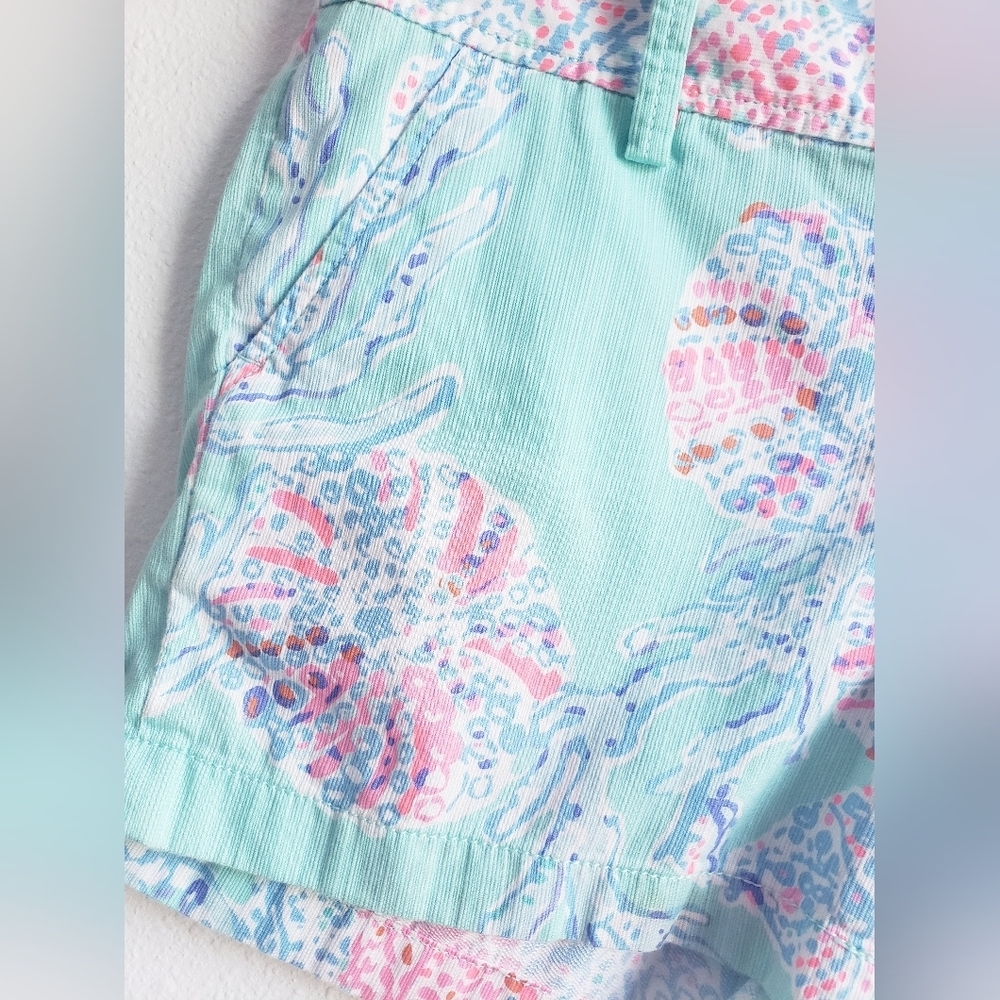 Lilly Pulitzer Callahan Shorts In Minty Fresh - Picture 4 of 10